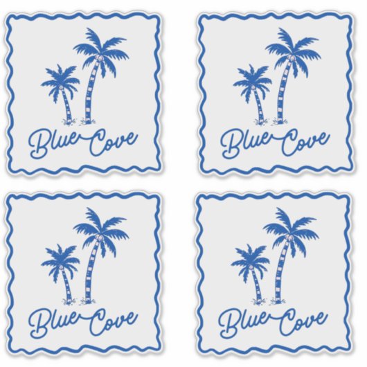 Blue Cove シール (正面)