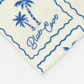 Blue Cove フリースブランケット (角)