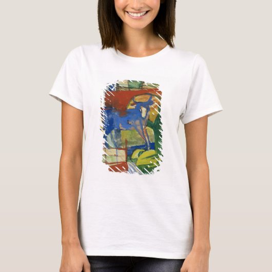 Blue Cow, 1914 (テンペラ・オン・紙) Tシャツ (正面)