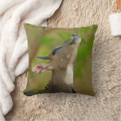 Blue cow Throw Pillow, Throw Pillow 16" x 16" クッション (ブランケット)