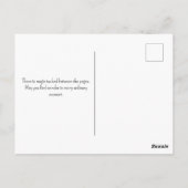 Blue Crab Coastal Beach Ocean Life Painting  ポストカード (裏面)