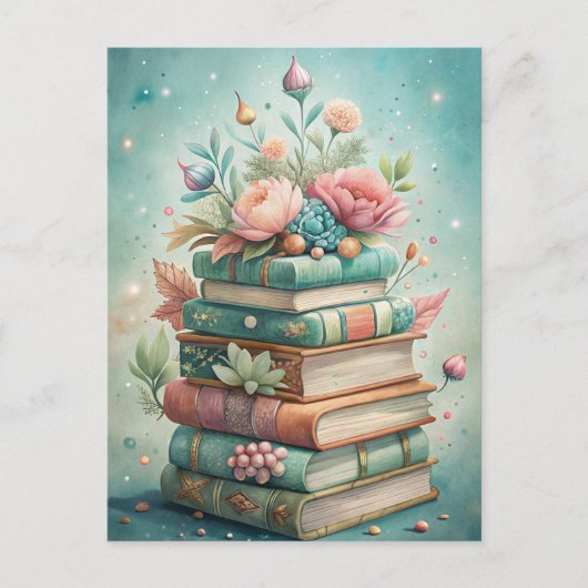 Blue Crab Coastal Beach Ocean Life Painting  ポストカード (正面)