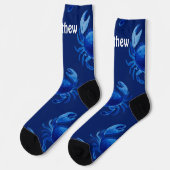 Blue Crab Crew Socks ソックス (左)