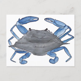 Blue Crab Postcard ポストカード