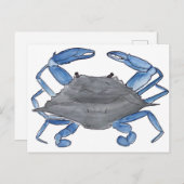 Blue Crab Postcard ポストカード (正面/裏面)