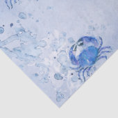 Blue Crab Watercolor 薄葉紙 (詳細)