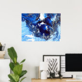 Blue Crator 36" x 12インチ、バリューポスター紙(マット) ポスター (ホームオフィス)