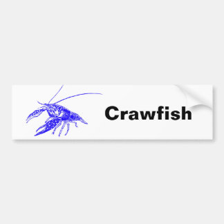 blue crayfish バンパーステッカー