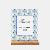 Blue Crocuses アクリルサイン (正面)