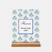 Blue Crocuses アクリルサイン (正面)