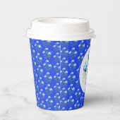 Blue Crocuses Wedding 紙コップ (右)