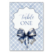 Blue Croquette Inspired Table Numbers テーブルナンバー (裏面)