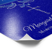 Blue Cross共有名前の付いたメモリ フォトプリント (角)