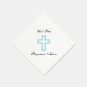 "Blue Cross"ナプキンス スタンダードカクテルナプキン (角)