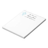 Blue Cross パーソナライズされた Notepad ノートパッド (回転)