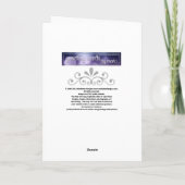 Blue Cross 1空白の Christian Greeting Card シーズンカード (裏面)