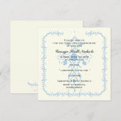 Blue Cross First Communionの確認 招待状 (正面/裏面)