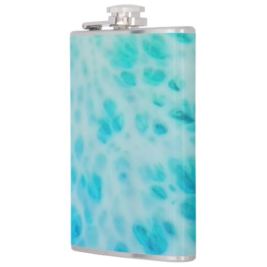 Blue Crush - Abstract Coastal Artwork  フラスク (左)