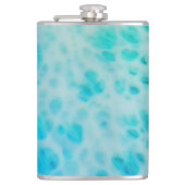 Blue Crush - Abstract Coastal Artwork  フラスク (正面)