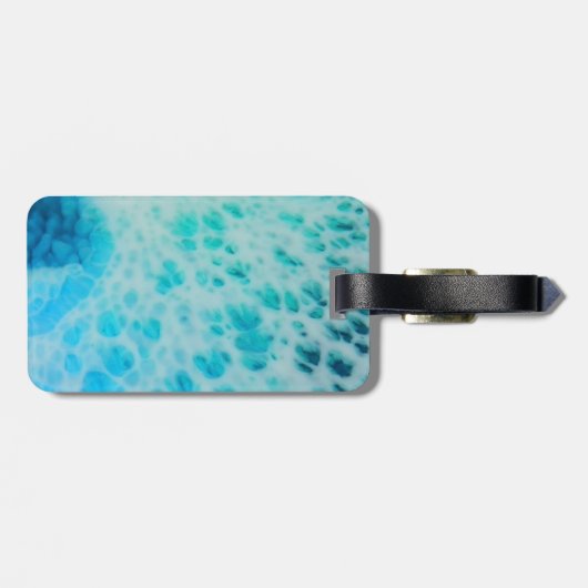Blue Crush - Abstract Coastal Artwork  ラゲッジタグ (裏面横)