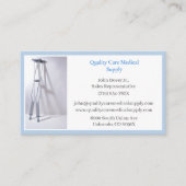 Blue Crutes機器メディカルシニアシニ気にア 名刺 (正面)