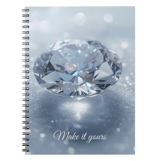 Blue Crystal Art Case – Personalized for Meaningfu ノートブック (正面)