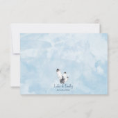 Blue CrystalsおよびフローラRSVP 出欠カード (裏面)