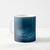 Blue cumulus clouds コーヒーマグカップ (正面左)