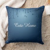 Blue Custom Name Home Decoration Cozy クッション (ブランケット)