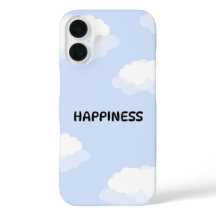 Blue cute phone case
