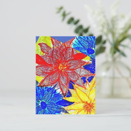 Blue Dahlia ポストカード (スタンド正面)