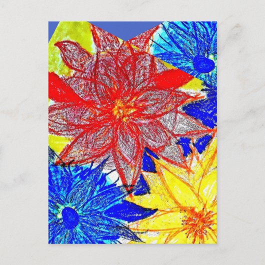 Blue Dahlia ポストカード (正面)
