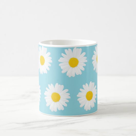 Blue Daisy Mug コーヒーマグカップ (中央)
