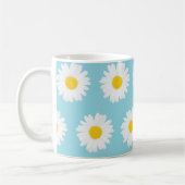 Blue Daisy Mug コーヒーマグカップ (左)