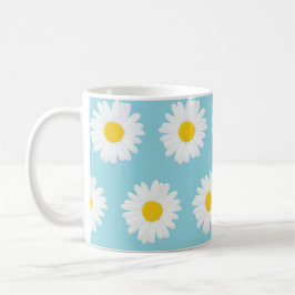 Blue Daisy Mug コーヒーマグカップ