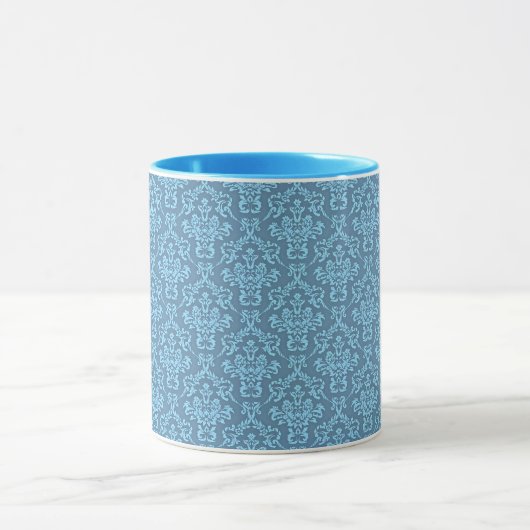 Blue Damask Pattern マグカップ (中央)