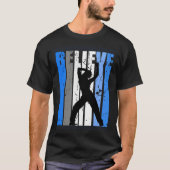 Blue Dance Team Dancing Dancer Believe Motivating  Tシャツ (正面)