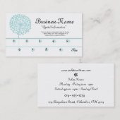 Blue Dandelionロイヤリティカード/頻繁な購入者 ロイヤリティカード (正面/裏面)