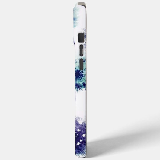 Blue Dandelion Watercolor Case-Mate iPhoneケース (裏面 / 左)