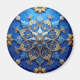 Blue Decorative Christmas Holiday Magnet マグネット