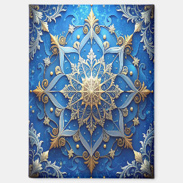 Blue Decorative Christmas Holiday Magnet マグネット