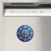 Blue Decorative Christmas Holiday Magnet マグネット (インサイチュ (食洗機))