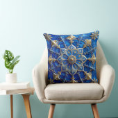 Blue Decorative Christmas Throw Pillow クッション (椅子)