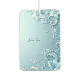 Blue Decorative Floral Air Freshener カーエアーフレッシュナー