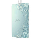 Blue Decorative Floral Air Freshener カーエアーフレッシュナー (左)