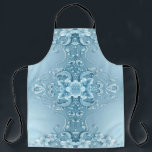 Blue Decorative Floral Apron エプロン<br><div class="desc">Beautiful Blue Decorative Floral Apron</div>