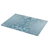 Blue Decorative Floral Cutting Board カッティングボード (角)