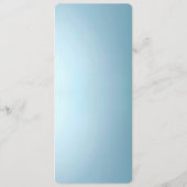 Blue Decorative Floral Menu メニュー (裏面)