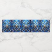 Blue Decorative Holiday ペットボトルラベル (シングルラベル)