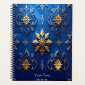 Blue Decorative Holiday Planner プランナー手帳 (正面)